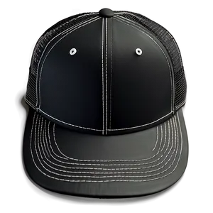 Plain Black Trucker Cap Png 67 PNG image