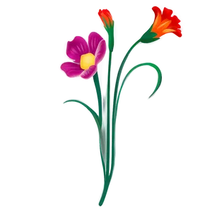 Plain Flower Drawing PNG 06202024 PNG