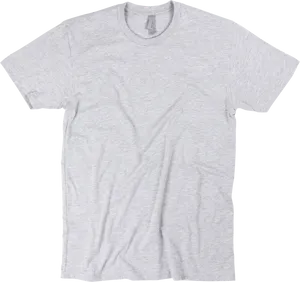 Plain Gray T Shirt Mockup PNG image
