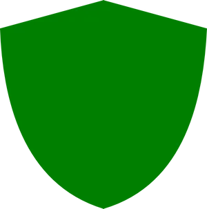 Plain Green Shield Vector PNG image