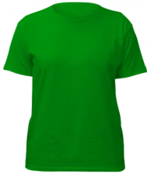 Plain Green T Shirt Template PNG image