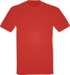 Plain Red T Shirt Graphic PNG image