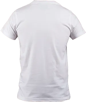Plain White T Shirt Back View.jpg PNG image