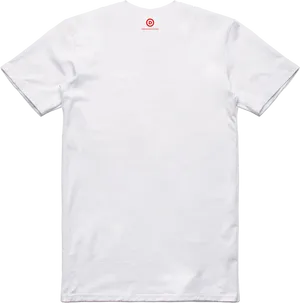 Plain White T Shirt Back View PNG image