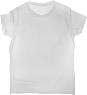 Plain White T Shirt Template PNG