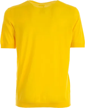 Plain Yellow T Shirt Product Photo PNG image