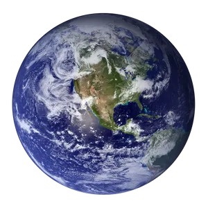 Planet Earth From Space PNG image