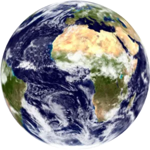 Planet_ Earth_ From_ Space_ Viewing_ Africa PNG image