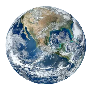 Planet Earth From Space PNG image