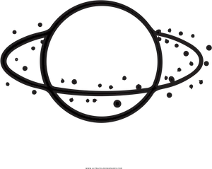 Planetary Rings Vector Illustration PNG