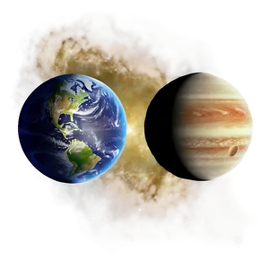 Planets In Space Png Acb PNG image