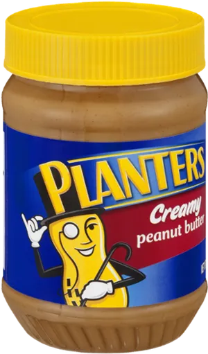 Planters Creamy Peanut Butter Jar PNG