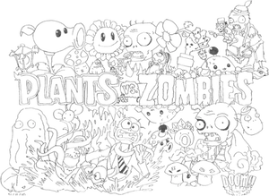 Plants Vs Zombies Game Art PNG image