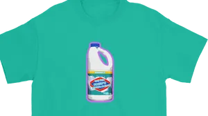 Plastic Bottle Graphic Tshirt Design PNG