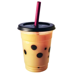 Plastic Cup For Bubble Tea PNG 06132024 PNG