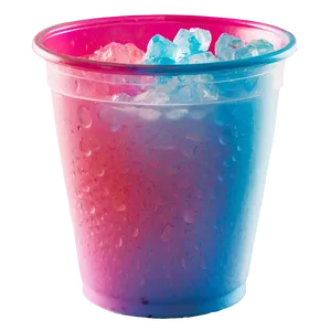 Plastic Cup For Slushies PNG 06132024