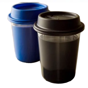 Plastic Cup With Compartment PNG 50