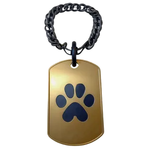 Plastic Dog Tag PNG 06122024 PNG