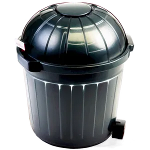 Plastic Garbage Bin PNG 05042024