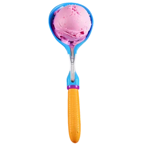 Plastic Ice Cream Scoop Png 06122024 PNG image