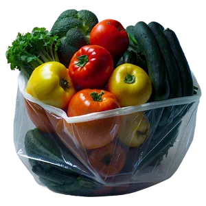 Plastic Produce Bag PNG 9