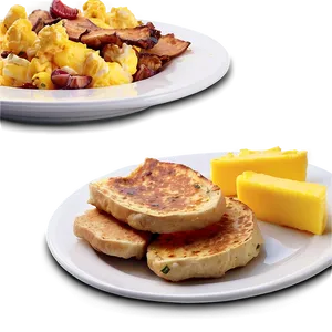 Plate Of Breakfast Food Png 06262024 PNG image