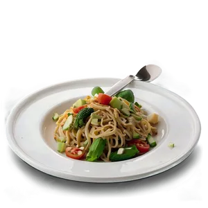 Plate Of Food With Cutlery Png Xmo66 PNG image