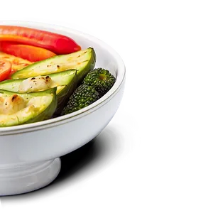 Plate Of Food With Vegetables Png 06262024 PNG image