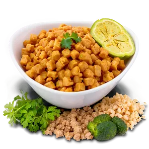 Plate Of Vegan Food PNG 06262024