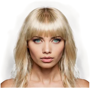Platinum Blonde Bangs PNG Yqh24 PNG