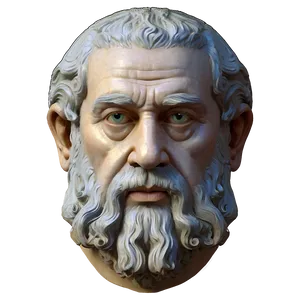 Plato Portrait Art Png Wlt3 PNG image