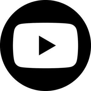 Play Button Black Background PNG image