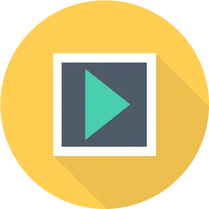 Play Button Icon Graphic PNG