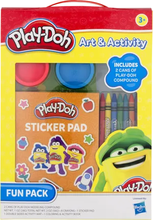 Play Doh Art Activity Fun Pack Product Packaging PNG image