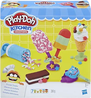 Play Doh Kitchen Creations Frozen Treats Set PNG image