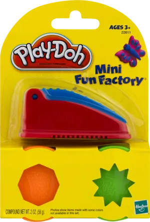 Play Doh Mini Fun Factory Packaging PNG image