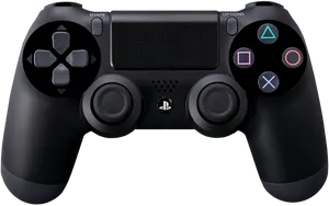Play Station Controller Black PNG image