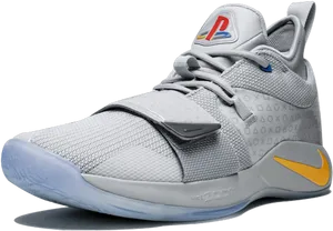 Play Station Inspired Sneaker Design PNG image