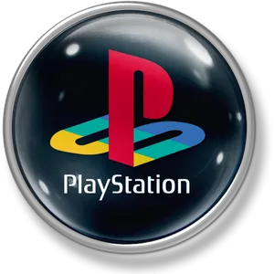 Play Station Logo Button PNG image