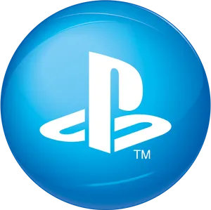 Play Station Logo Button PNG image