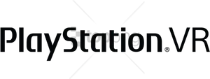 Play Station V R Logo Dark Background PNG image