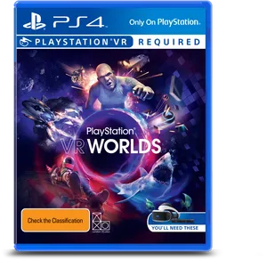 Play Station V R Worlds P S4 Game Cover PNG image