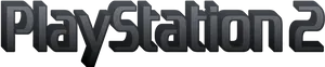 Play Station2 Logo Black Background PNG image