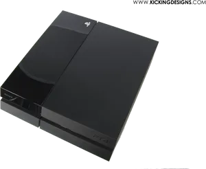 Play Station4 Console Design PNG image