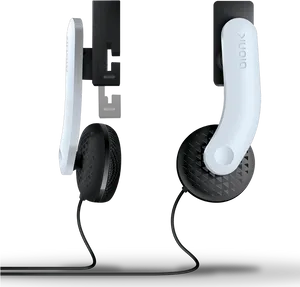 Play Station5 Headset Design PNG image