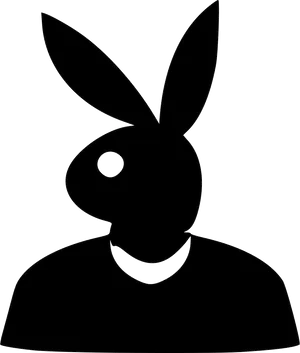 Playboy Bunny Logo Silhouette PNG image