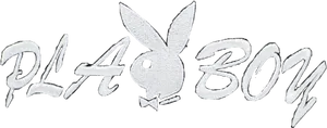 Playboy Logo Embroidery Design PNG image