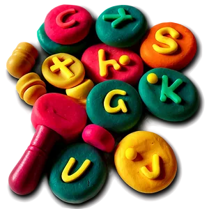 Playdough Alphabet Learning Kit PNG Acf