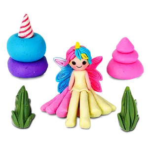 Playdough Fairy And Unicorn Set PNG 85 PNG