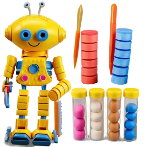 Playdough Robot Factory Kit PNG Kdt PNG
